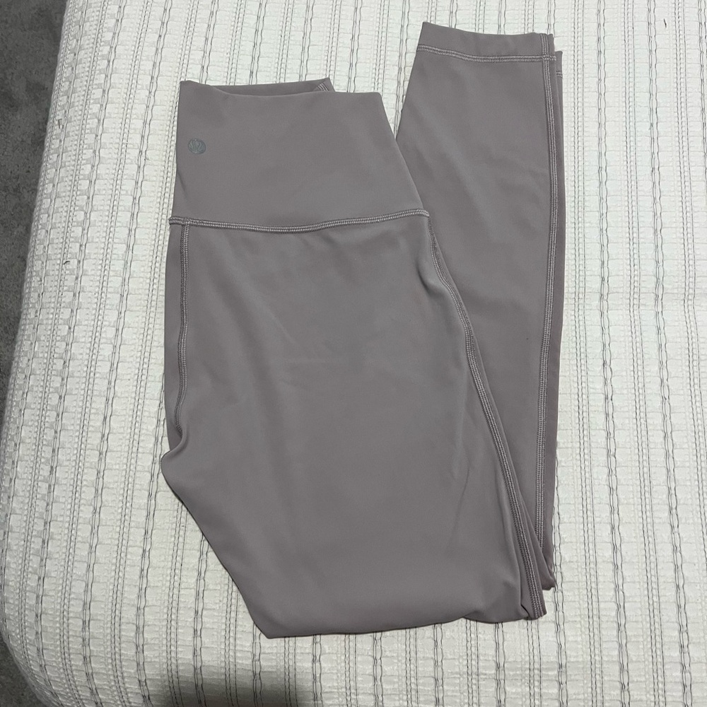 Lilac High-Waisted lululemon Leggings - cropped length 25”